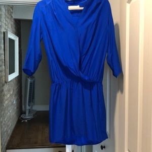 Amanda Uprichard Royal Blue Mini Dress SZ Small